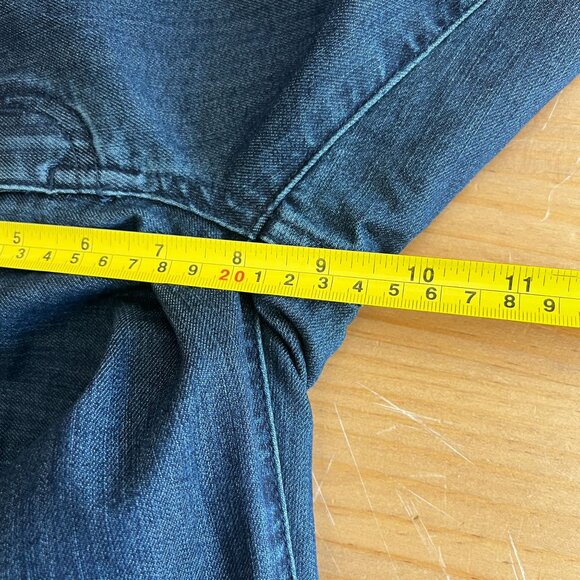 prAna Womens KARA Low Rise Narrow Leg Fitted Jeans Sz 10 in INDIGO - Picture 9 of 10